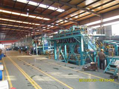 鋼板彩色涂層生產線設備——安徽項目60M線電爐、山東項目等等